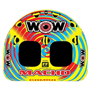 WOW Sports Macho Towable Tube for Boating 2 - 3 Person Options
