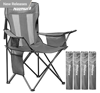 Nazhura 4 Pack Outdoor Camping Chairs