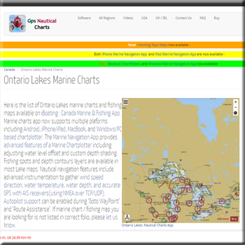 Ontario Lakes Marine Charts